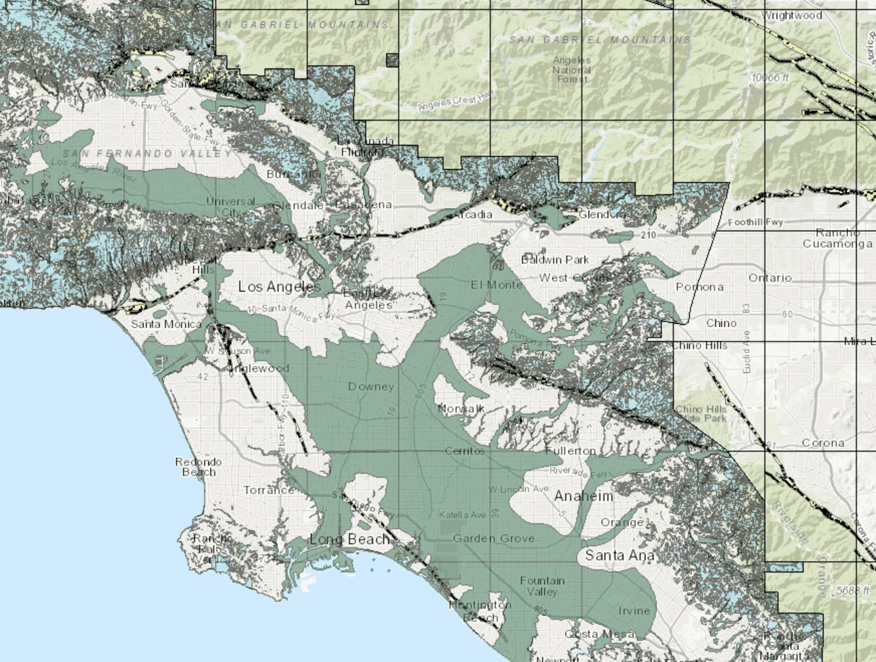 California Earthquake Hazard Map