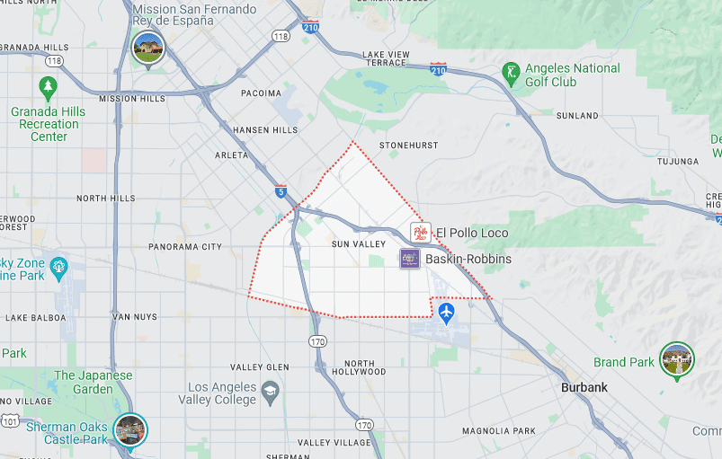 Sun Valley, California Services