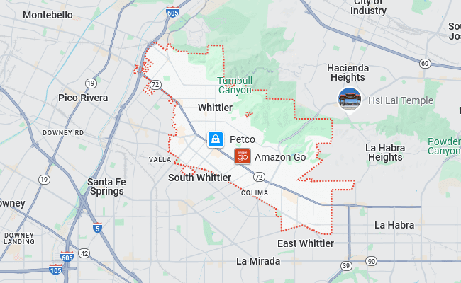 Whittier, California Services