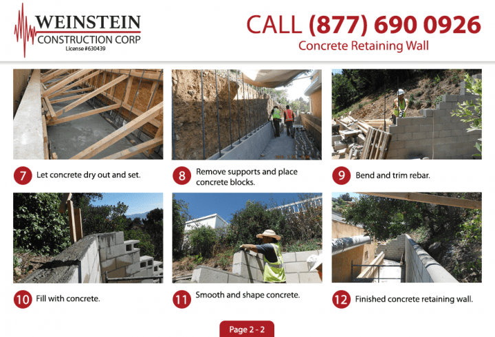 Concrete Retaining Wall 2 Large