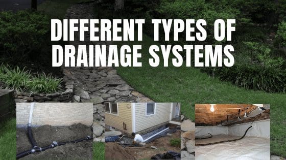 DIFFERENT TYPES OF DRAINAGE SYSTEMS