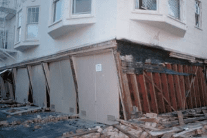 Soft Story Building After after Earthquake