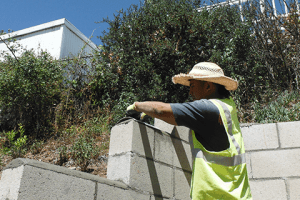 Our Workers Building Block Wall