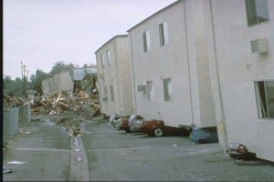 Picture of Buildings that Collapsed after Earthquake