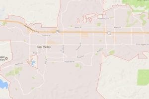 Small Map of Simi Valley Ca